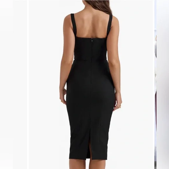 House of cb Bellisima Body-Con Cocktail Midi Dress - Picture 2 of 4